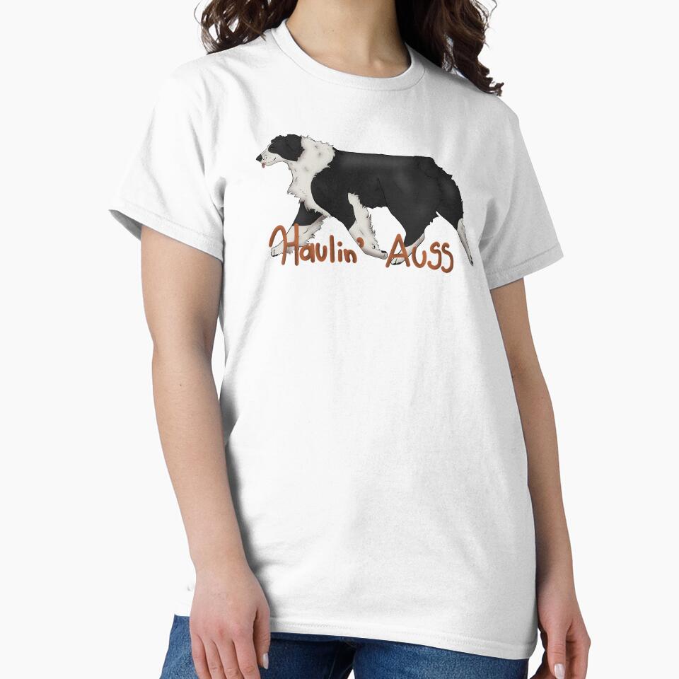 Haulin Auss Australian Shepherd Aussie - Black Bi Pet Gift by UptownMuttCreations