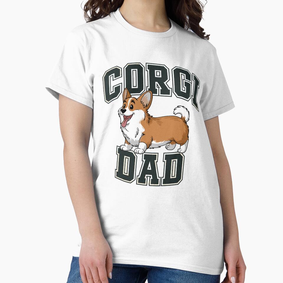 Corgi Dad Funny Dog Lover by Taans-Creation