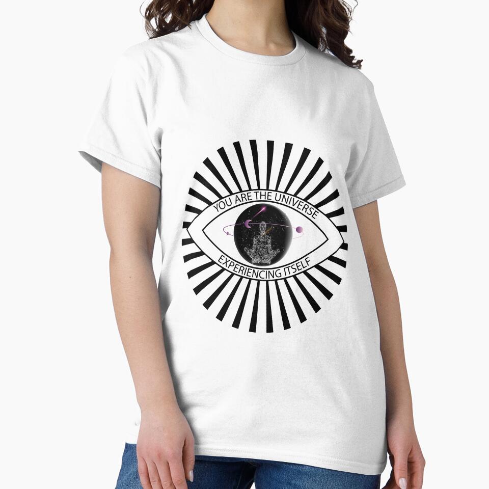You are the universe experiencing itself - spiritual quotes universe by Vivid-wear