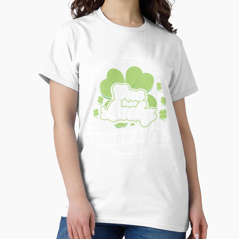 St. Patrick's Day Gifts - Four Leaf Clover Gifts - Irish Related Gifts - One Lucky Bonus Mom by kntranhoang
