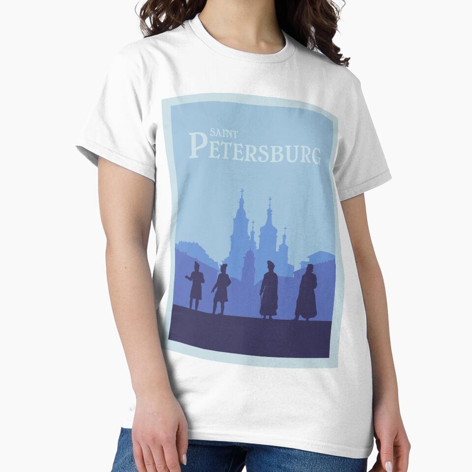 Saint Petersburg - Board Games - Minimalist Travel Poster Style - Board Game Art by MeepleDesign