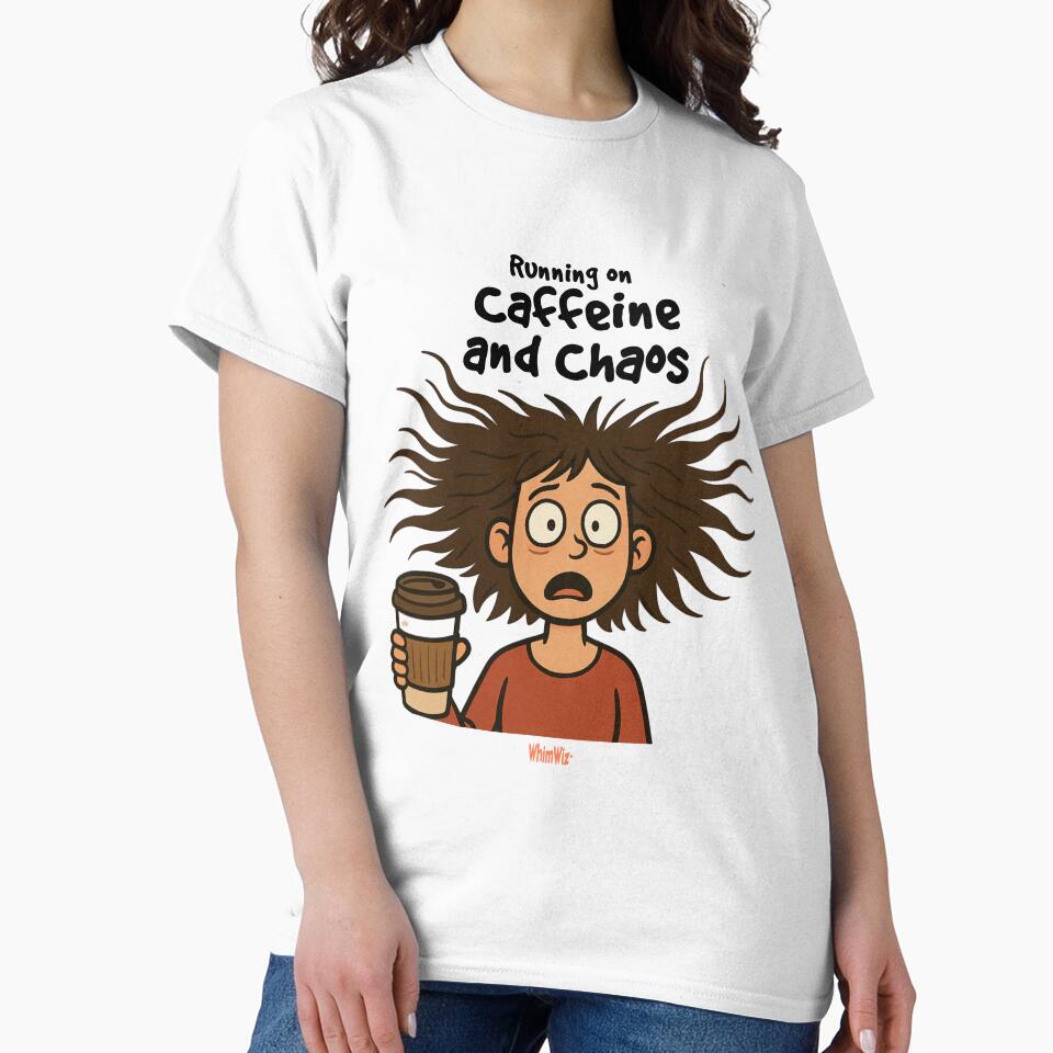 Running on Caffeine and Chaos - WhimWiz Funny & Quirky Gift Ideas by WhimWiz