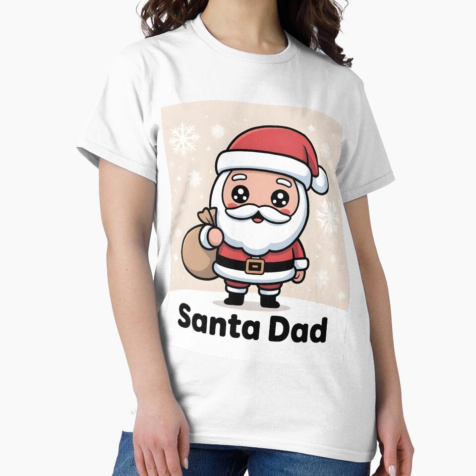 Santa Dad – Cute Christmas Dog Dad Design by Style-Sense