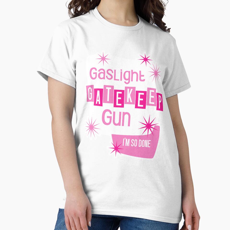 50's Pink Gaslight, Gatekeep, Gun by ShortcakeSketch