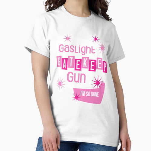 50's Pink Gaslight, Gatekeep, Gun by ShortcakeSketch