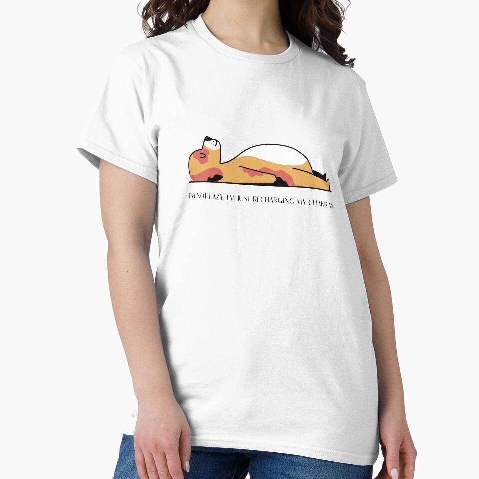 I'm Not Lazy, I'm Just Recharging My Chakras by LunabelleTees