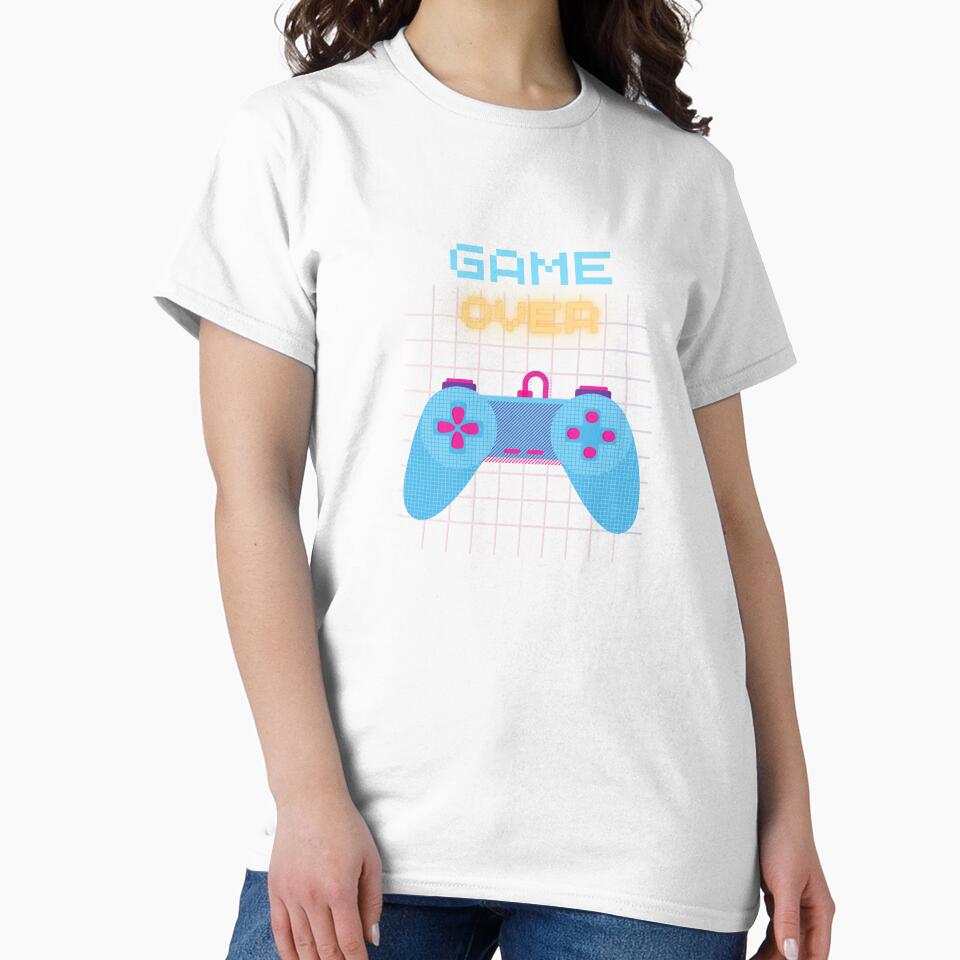 Retro Arcade Game Over: Nostalgic Gamer Design by GoodTripper