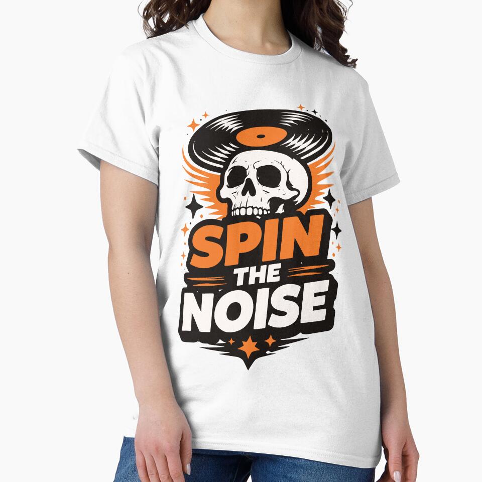 Spin the Noise Skull Vinyl by SnappyPNG