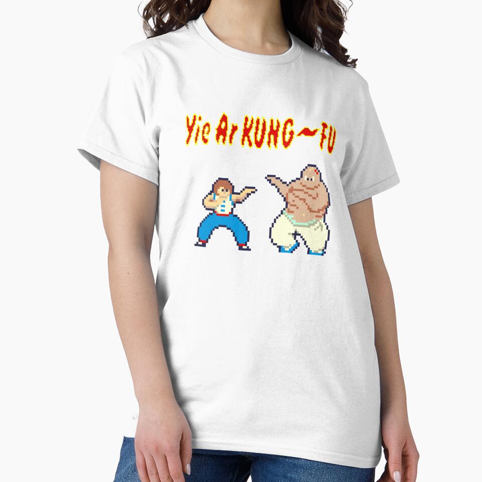 Yie Ar Kung Fu Retro Game by Retr0Tshirts