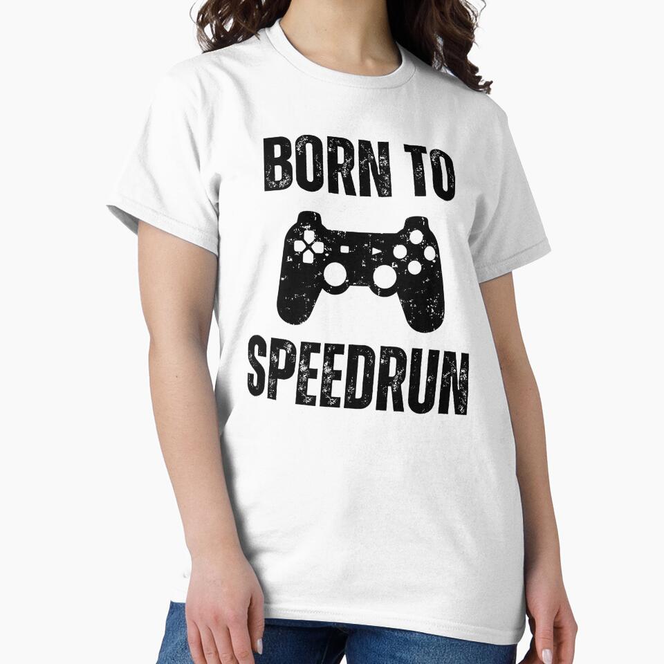Born To Speedrun Gamer Controller Graphic by PHRASEandSTYLE