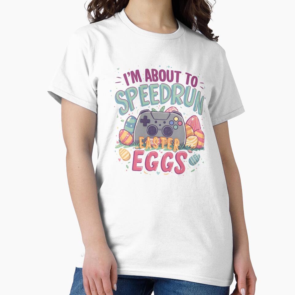 I'm About to Speedrun Easter Eggs – Cute Gamer Speedrun Art by PHRASEandSTYLE