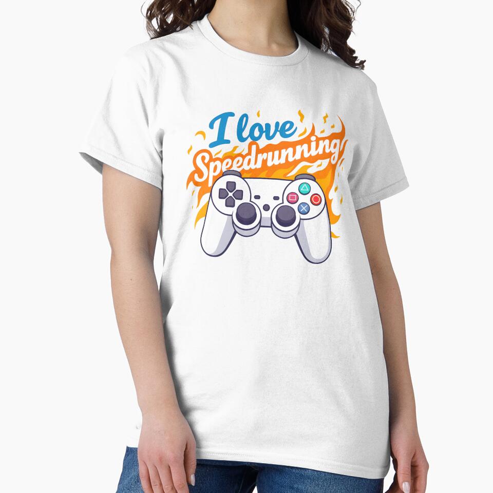 I Love Speedrunning Flame Gamer Controller Graphic by PHRASEandSTYLE