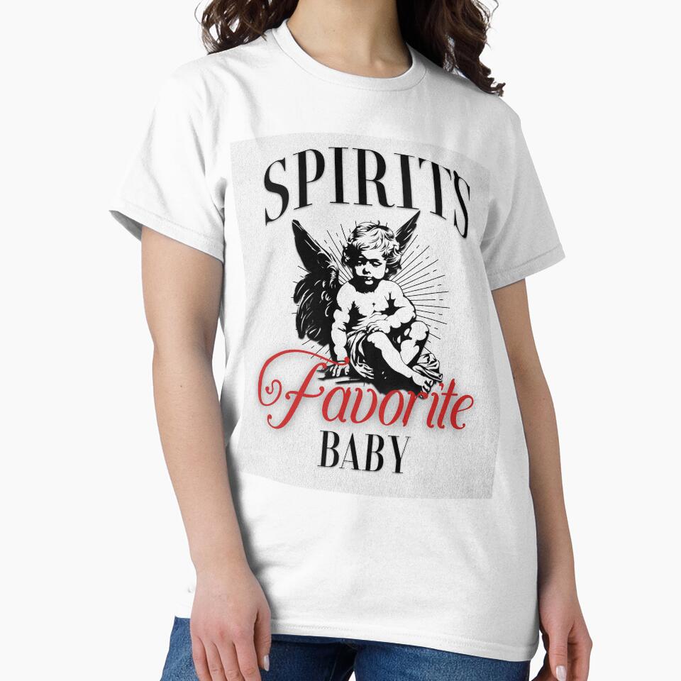 Spirit’s Favorite Baby – Funny Faith-Inspired Angel Art by AATGShop