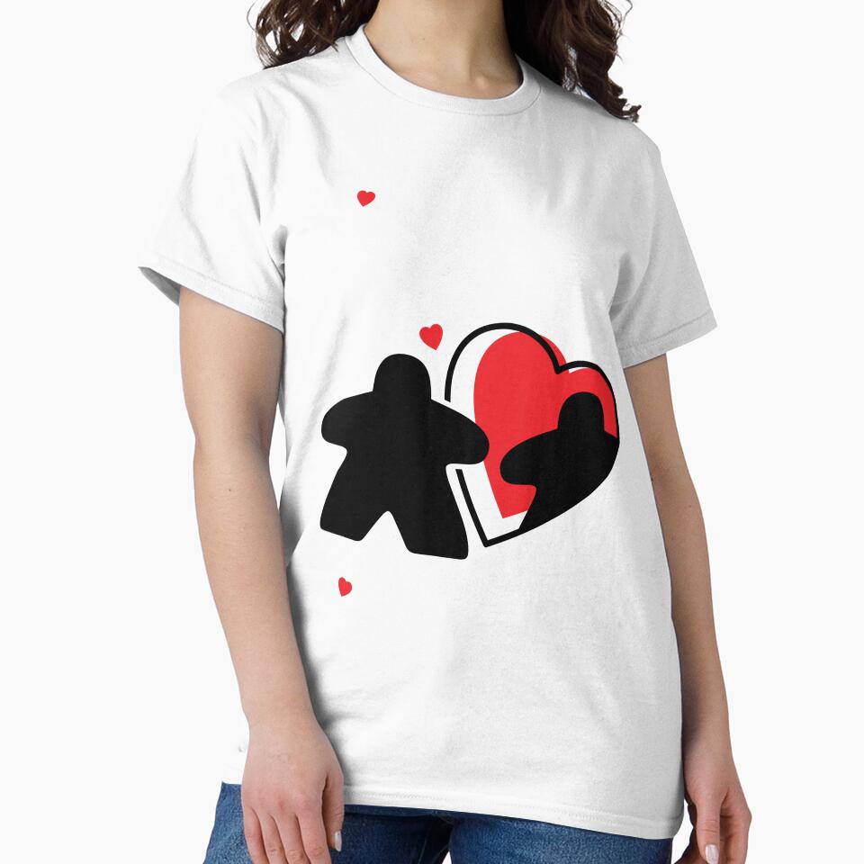 Will You Bee My Valentine Meeple Board Game Couple by BeamGeeks