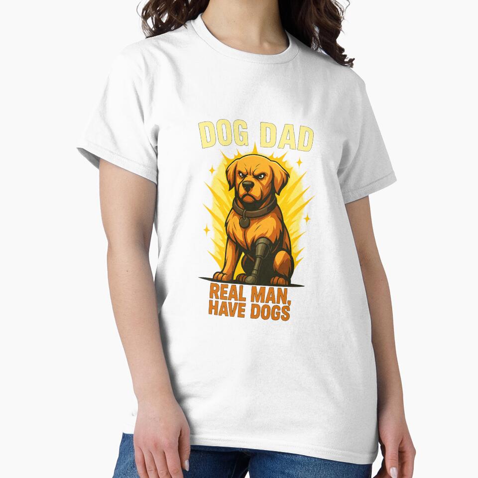 Stronger Dog Dad by Red White & WG