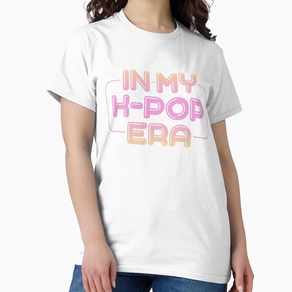 In My K-pop Era Shirt, Funny Kpop Fan Gift, Minimalist K-pop Aesthetic Tee, K-pop Concert Outfit, Korean Music Lover Tshirt, Trendy Slogan Top by Alexsheldesign