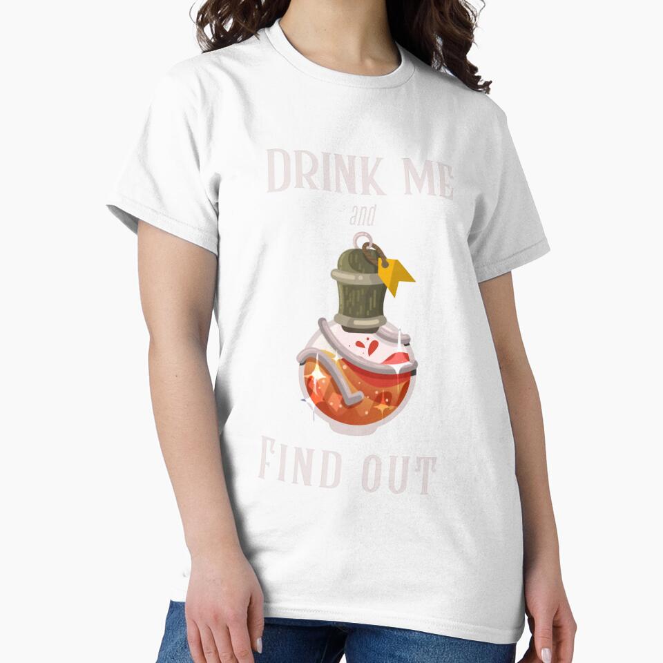 Drink me and Find Out DND Design  Dungeons and Dragons by Geeend