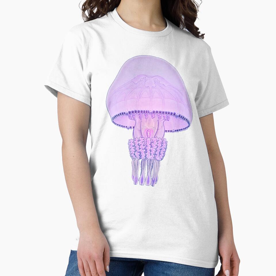 Glowing purple Jellyfish by Benforme