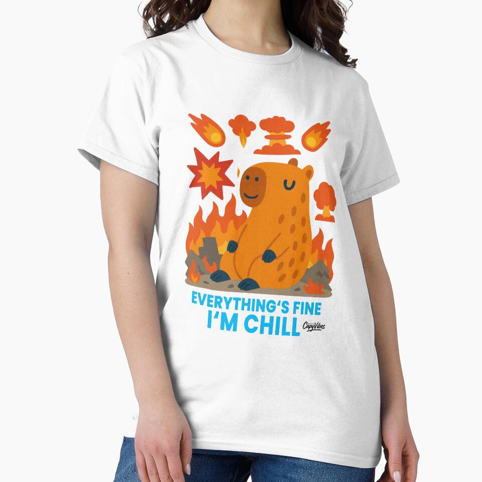 Everything's Fine I'm Chill: Apocalypse Capybara by Capy-Vibes