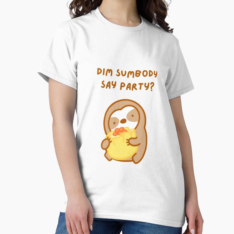Dim Sum Party Sloth by theslothinme