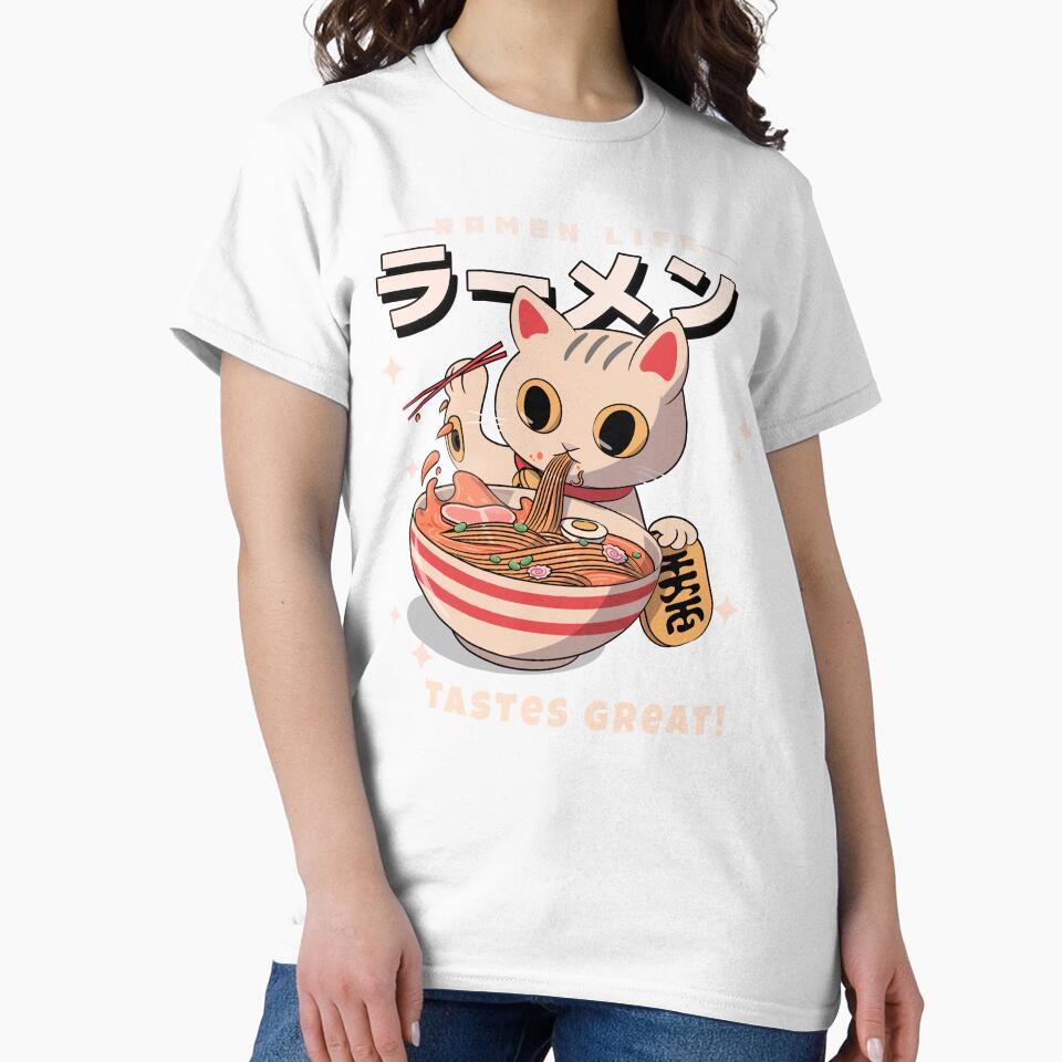 Kitten Eating Ramen- Ramen Life Tastes Great! by Red-ElYoubi