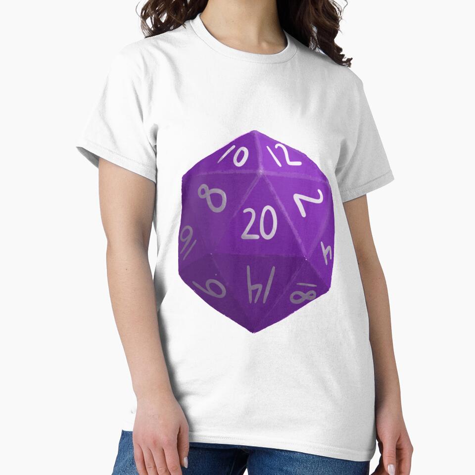 Purple D20 by Ragpamuffin