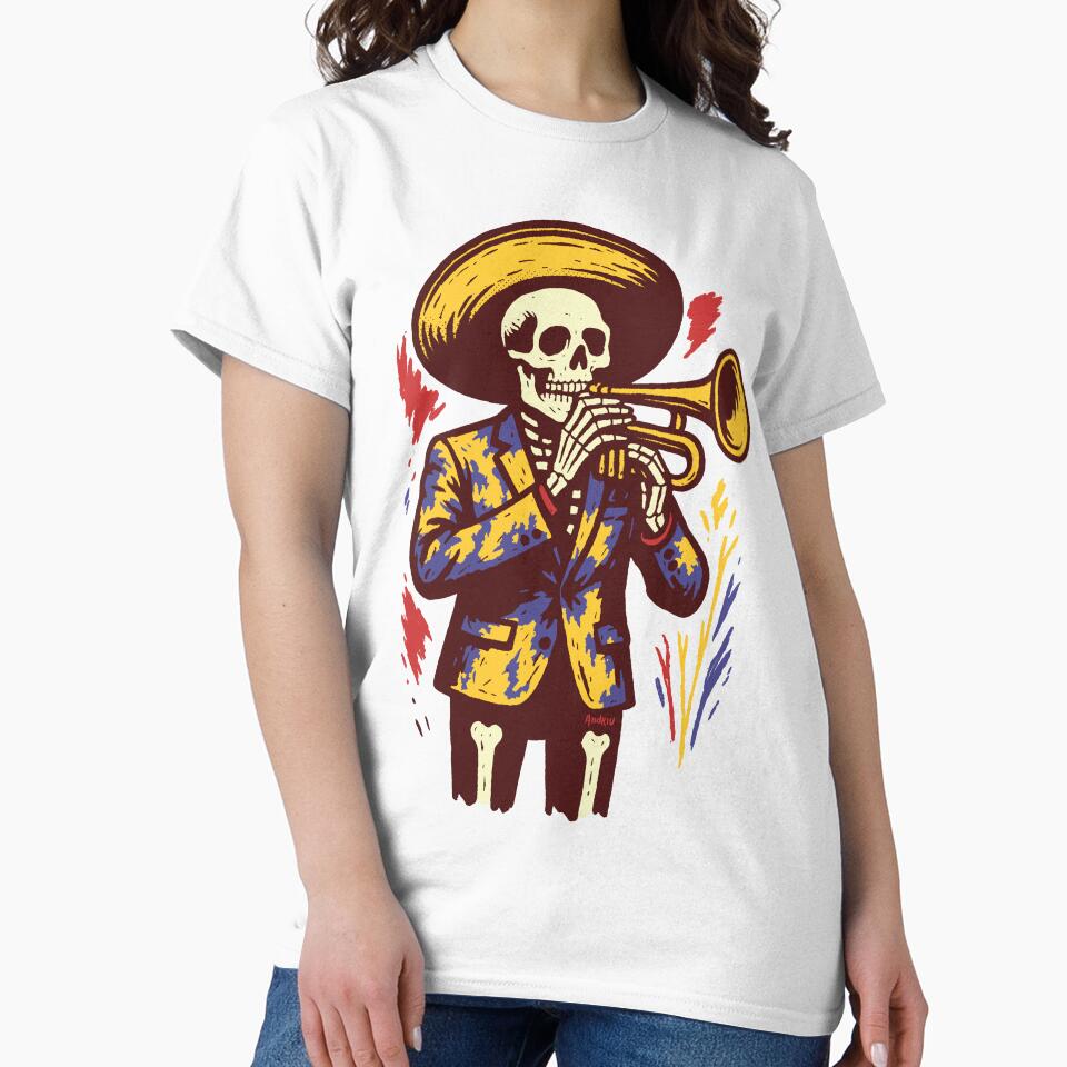 Skeleton Mariachi by andresMvalle