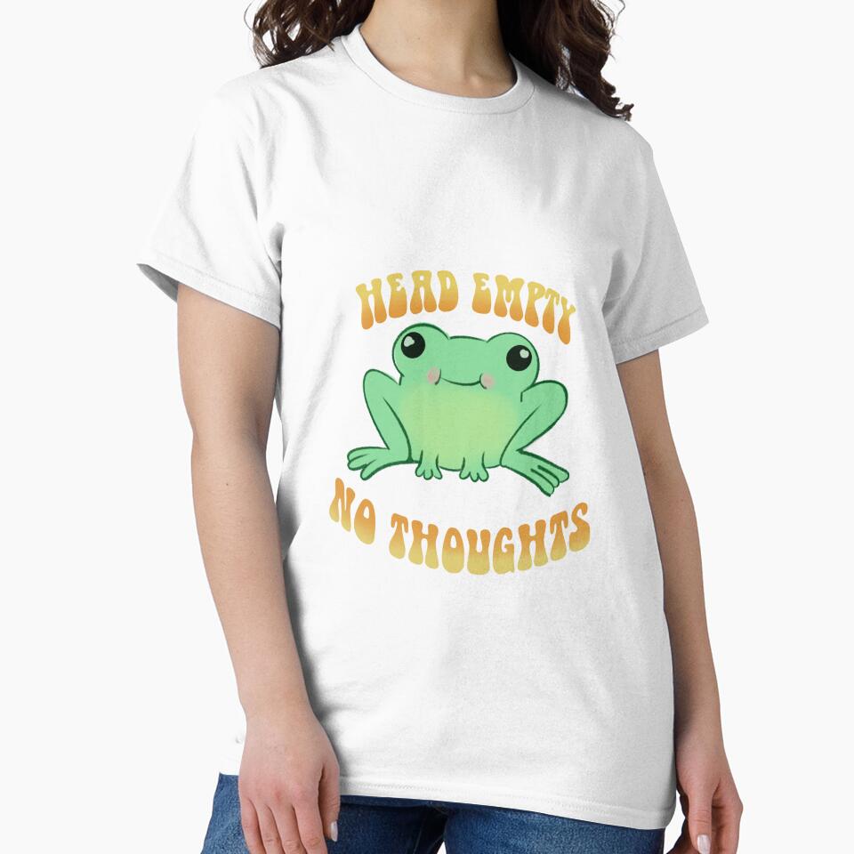Head Empty, No Thoughts frog by Joyyvonne