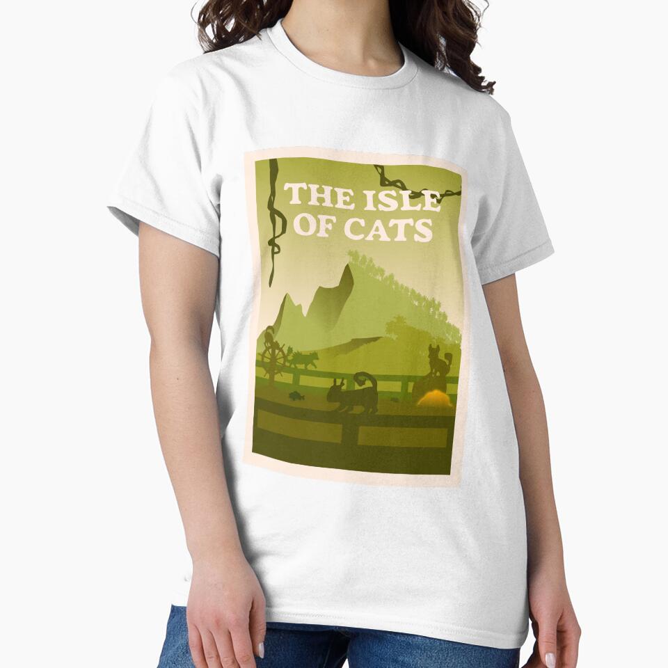 The Isle of Cats (Green) - Board Games - Minimalist Travel Poster Style - Board Game Art by MeepleDesign