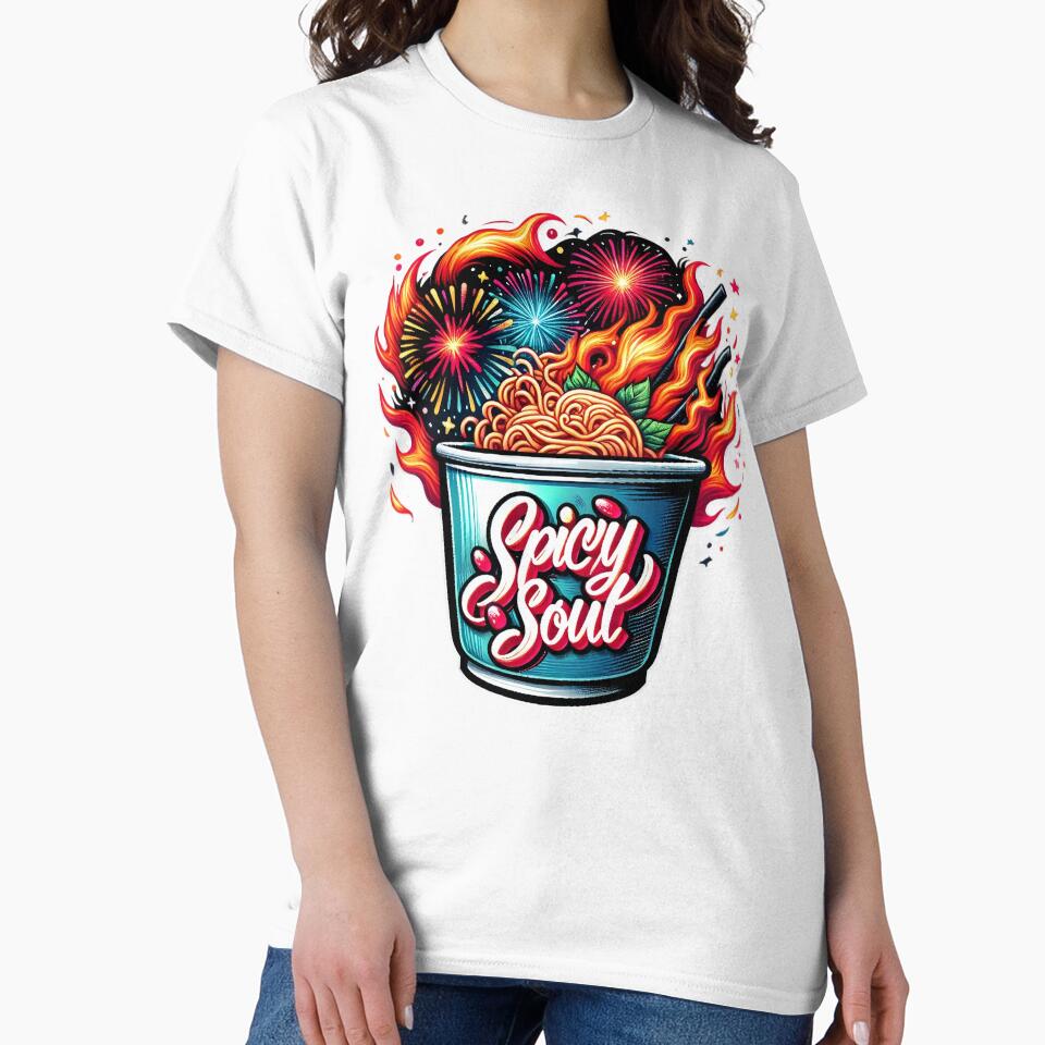 Flaming Ramen: Spicy Soul by Karujima