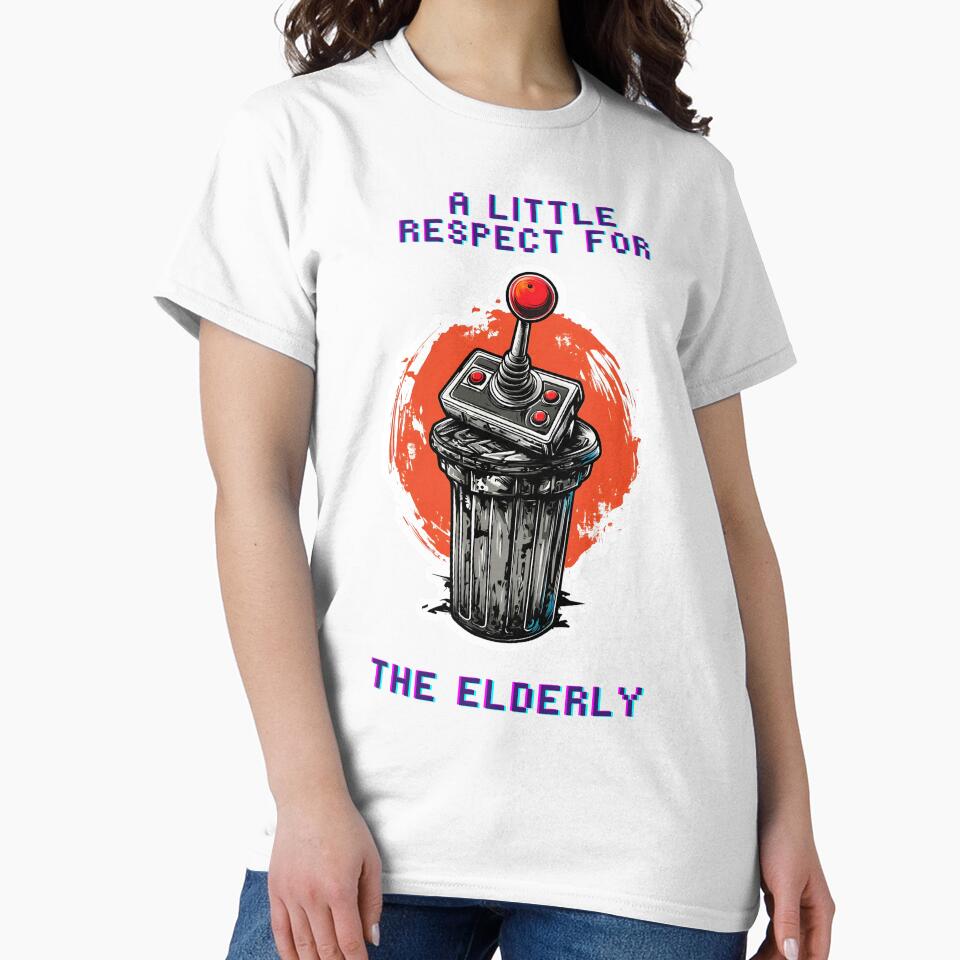 Respect Your Elders Gaming Control Retro by PigmalionArt