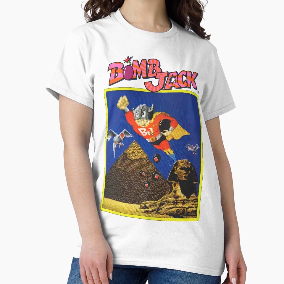 Bomb Jack Arcade Game HD by Retr0Tshirts