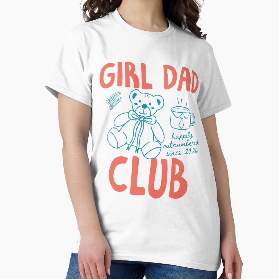 Girl Dad Club, Girl Dad, New Dad Gift by Malosortin