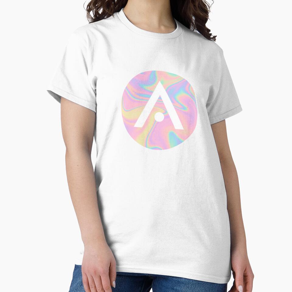Pink Holographic Aveda Logo by Dalaura