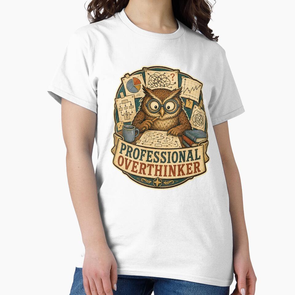 Professional Overthinker by Peak Pop Studio.
