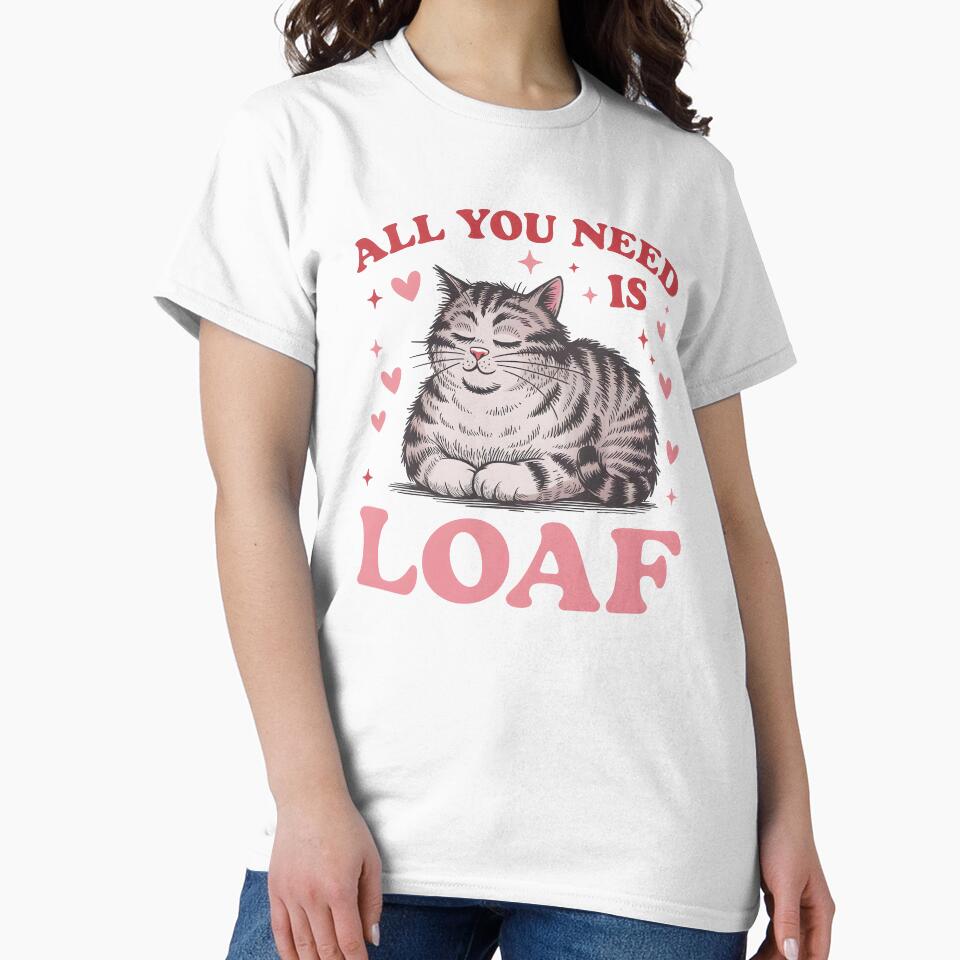 All You Need Is Loaf – Vintage Valentine's Day Cat by Snifferius