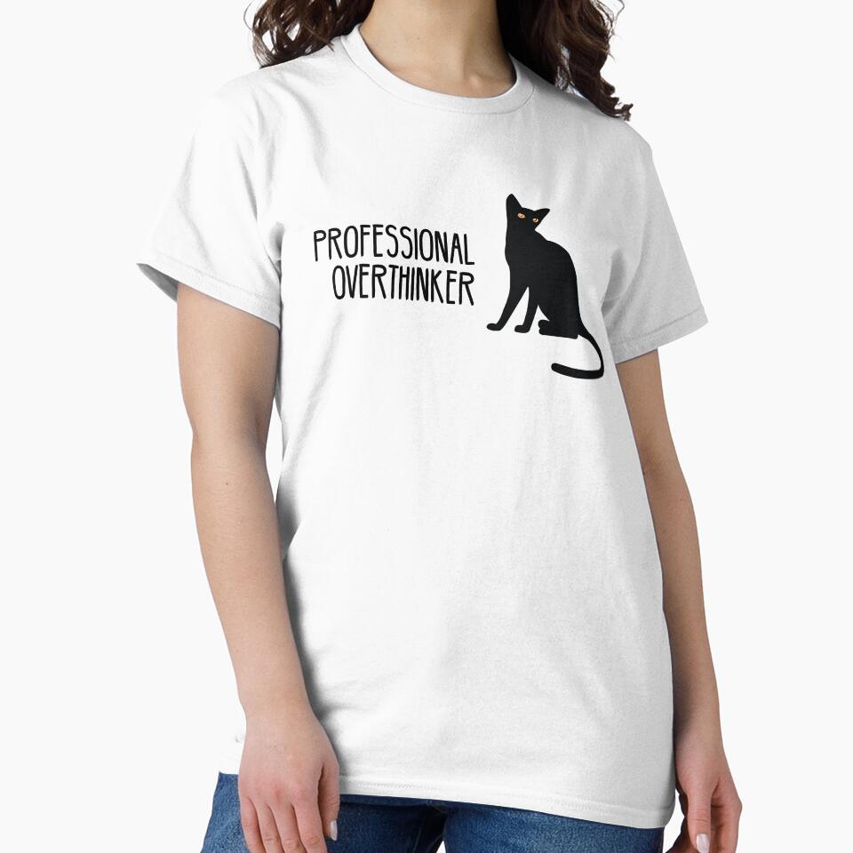 Professional Overthinker Cat by Anna Au