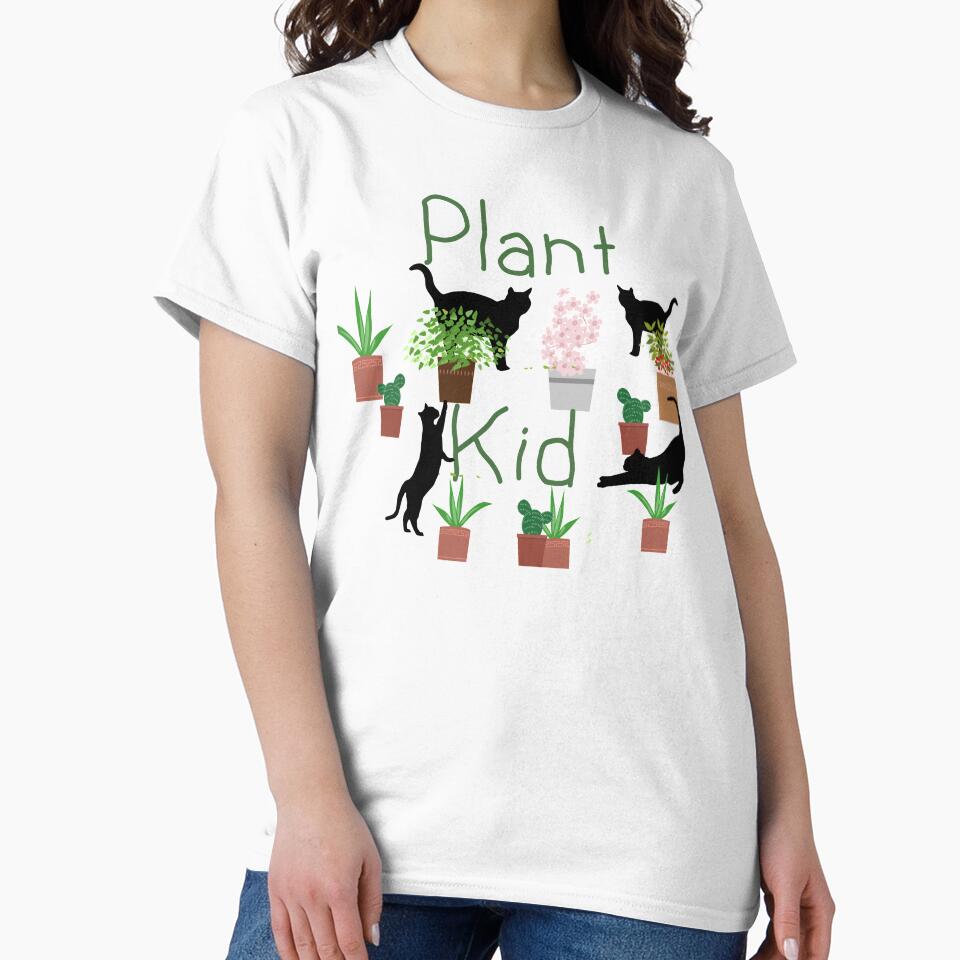 Cat Watering Plants-Plants Grow at Your Own Pace-Plant Kid by DiensDesign