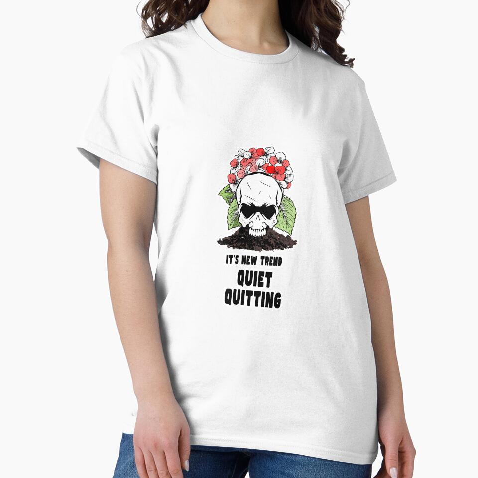 Quiet Quitting Death Skull by PodiShawna