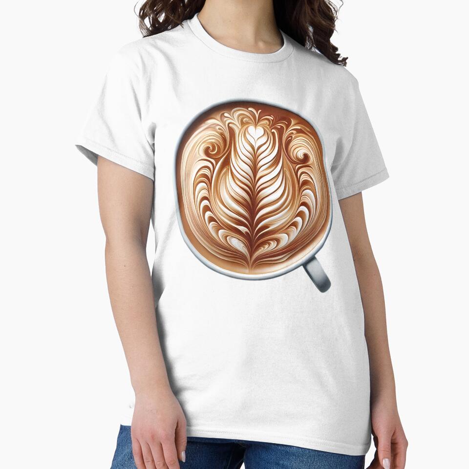 Latte Art Coffee Barista Cafe Culture Illustration by DrawDrip