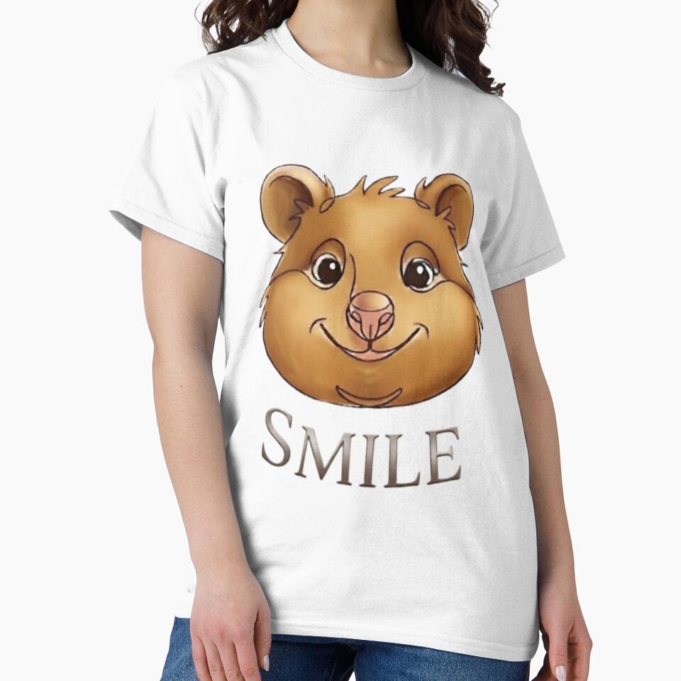 Cute Cartoon Quokka Smile | Happy Animal Sticker Art by Northern Glow Art