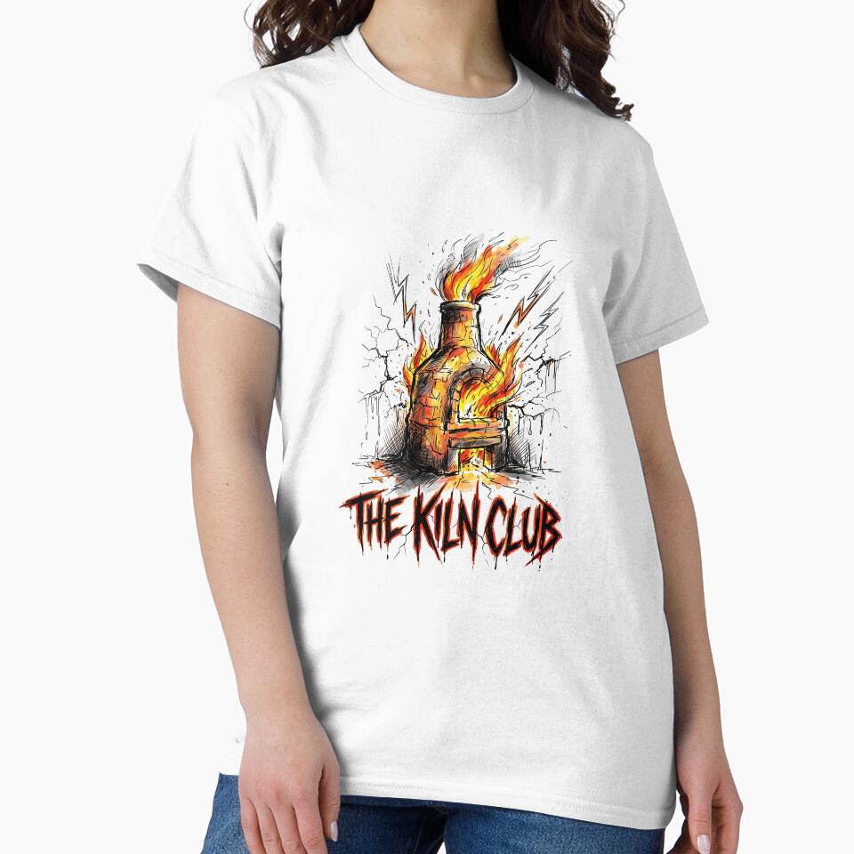 The Kiln Club Fiery Pottery Kiln Art by TheBetaPattern