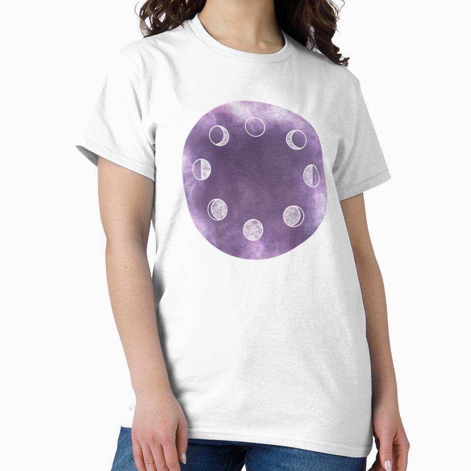 Purple Moon Phases Lunar Cycle by heathergrey95