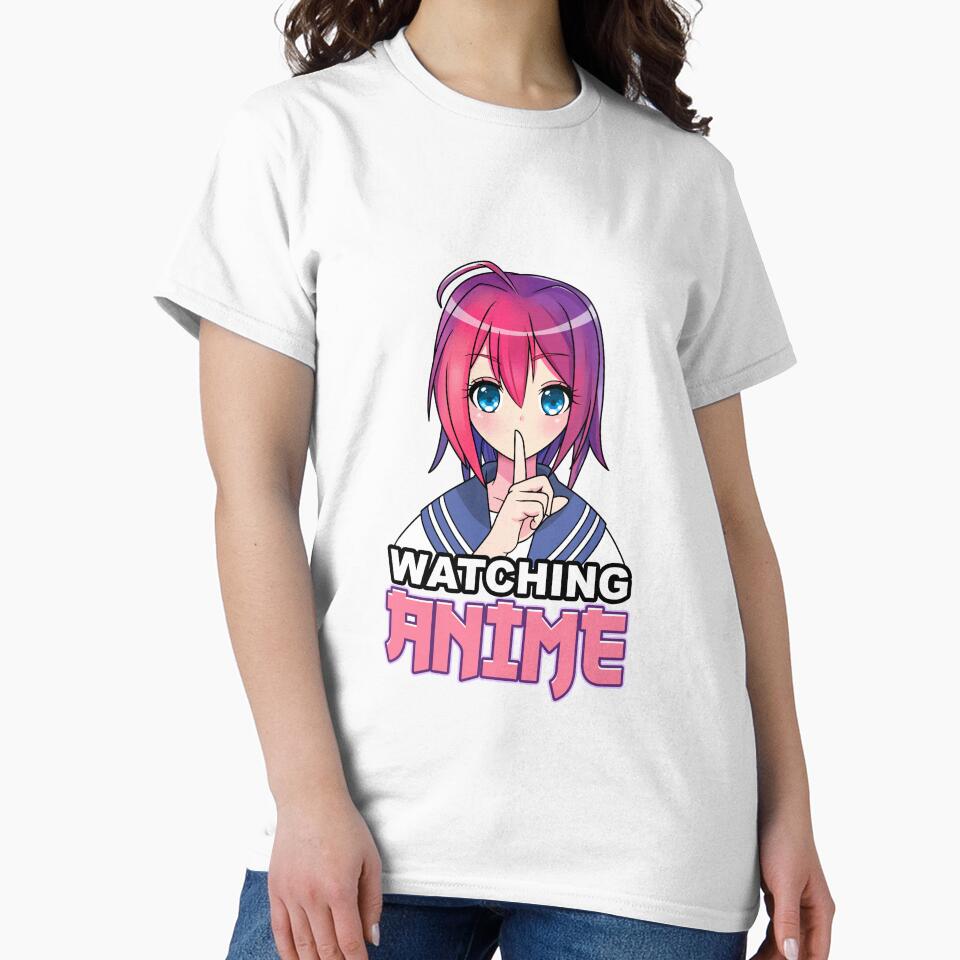 SHHH! Watching Anime by EllyMellow