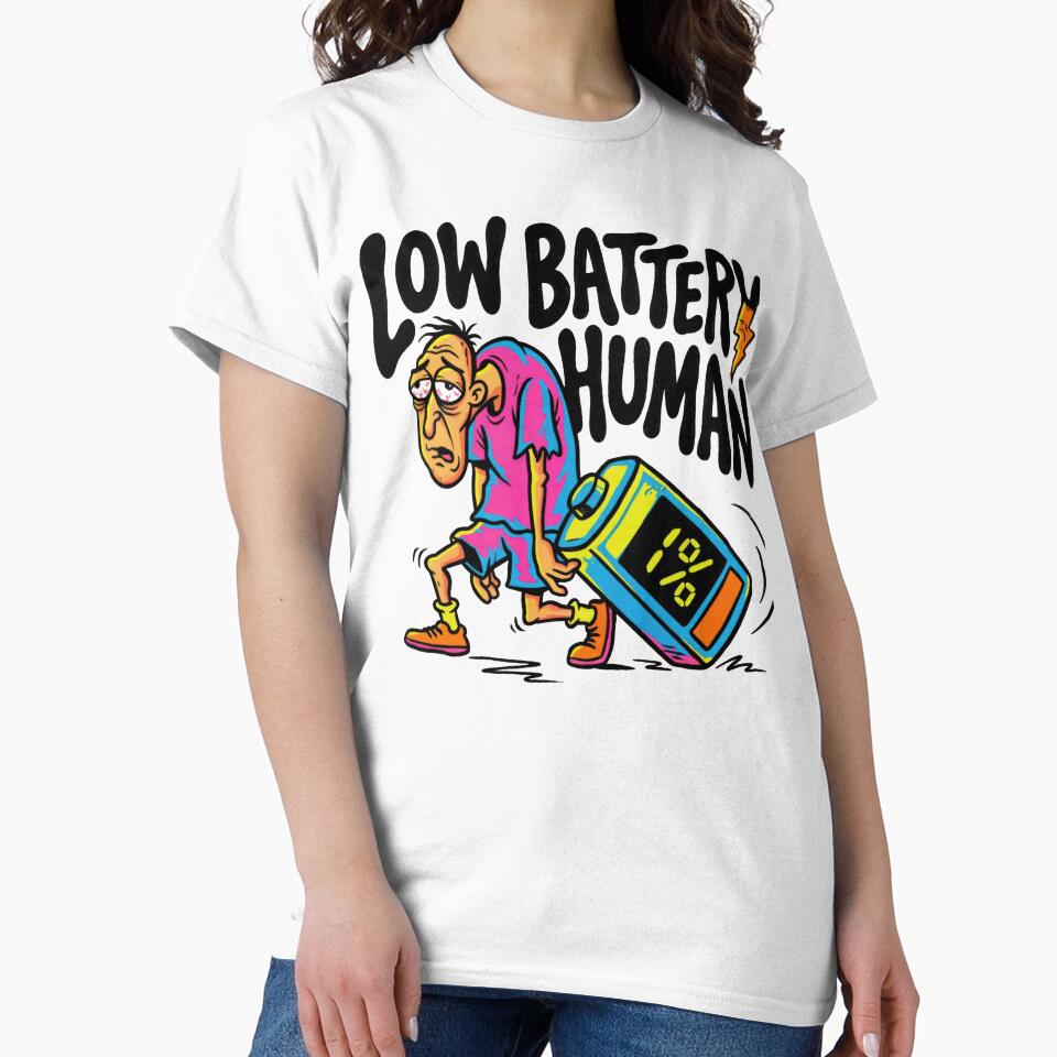 Low Battery Human - Social Energy Meme by artofbelletz