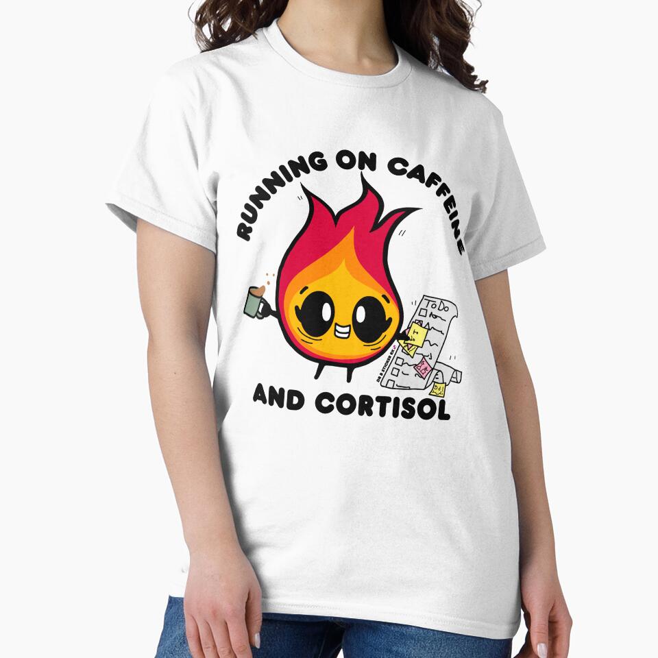 Running on Caffeine and Cortisol by Dr. B Sticker Rx