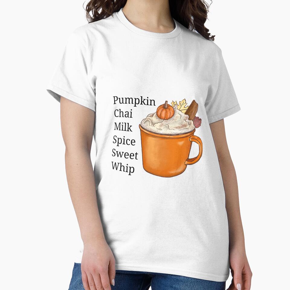 Pumpkin Chai Cozy Autumn Fall Drink Illustration autumn chai autumn tea by luckyhue