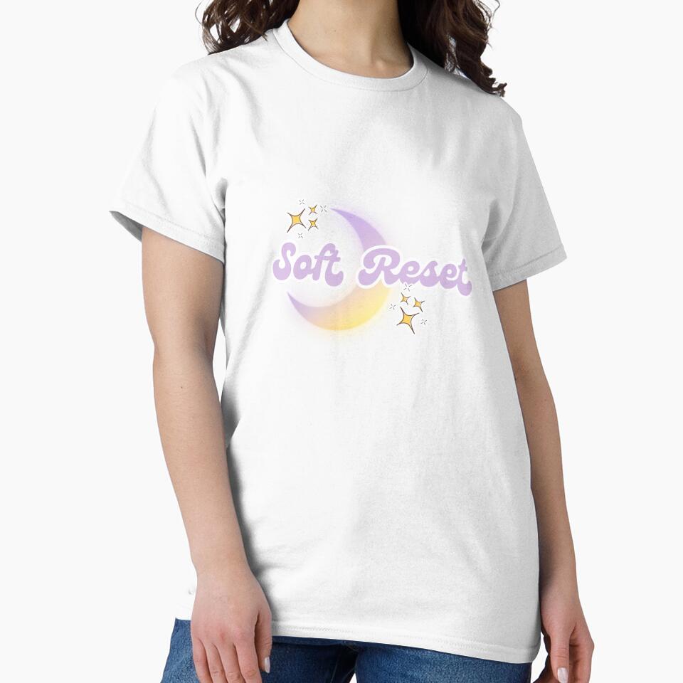 Soft Reset Sticker | Cozy Healing & Burnout Recovery Aesthetic by SwampKittyCo