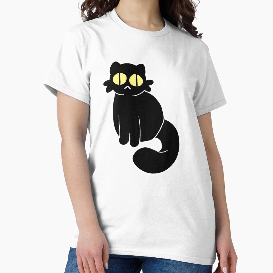 Black cat void sticker by JayGrimalkin