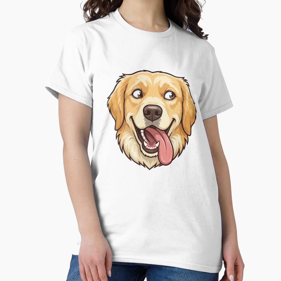 Head Empty Just Vibes - Funny Golden Retriever Meme by Petzzz